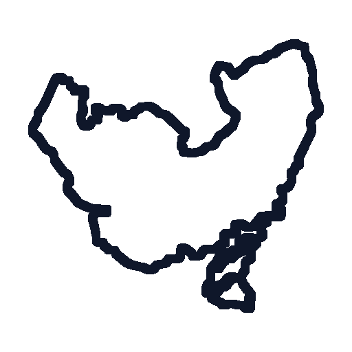 Port Harcourt map outline