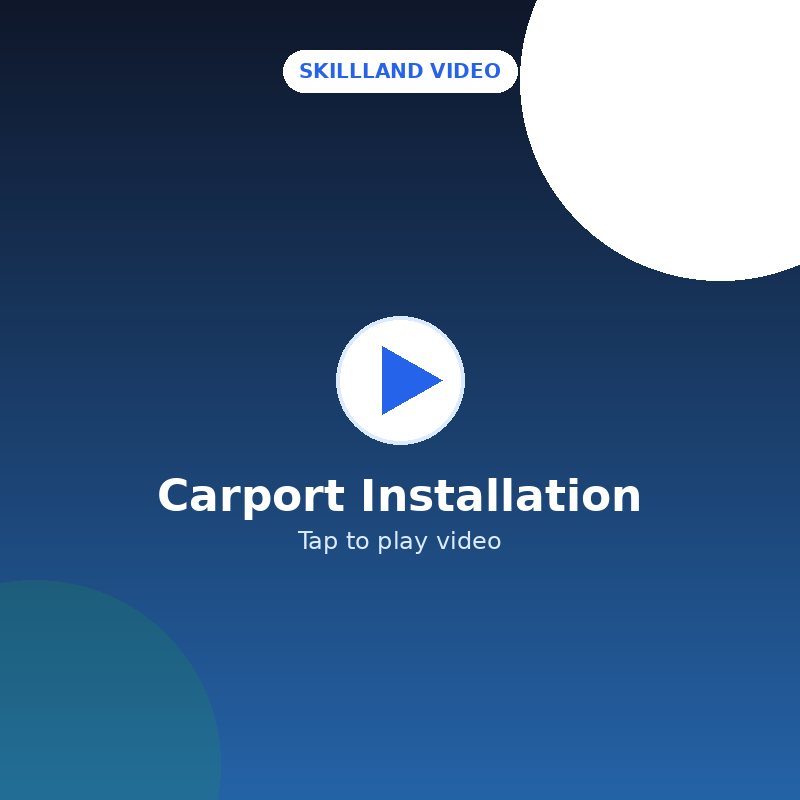 Carport Installation video thumbnail